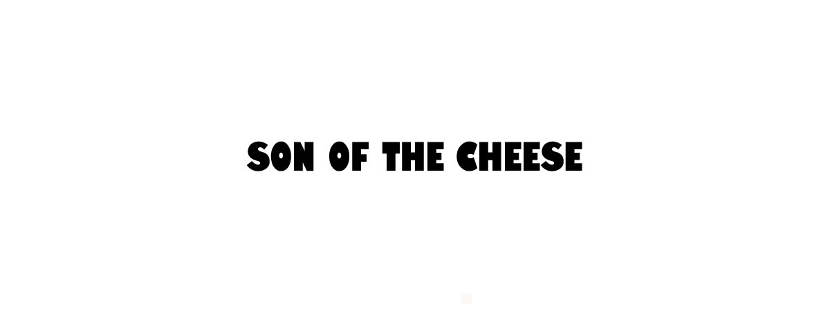 SON OF THE CHEESE 2024 SPRING&SUMMER