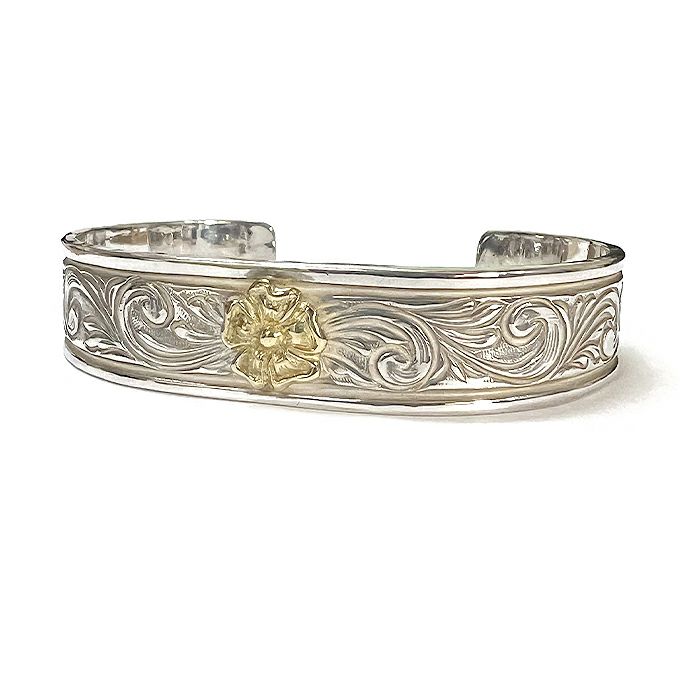 SILVER/18K GOLD