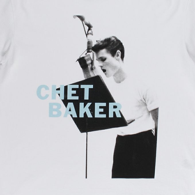 WACKO MARIA CHET BAKER / WASHED HEAVY WEIGHT CREW NECK T-SHIRT