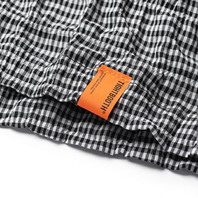 TIGHTBOOTH GINGHAM ROLL UP SHIRT - トップス