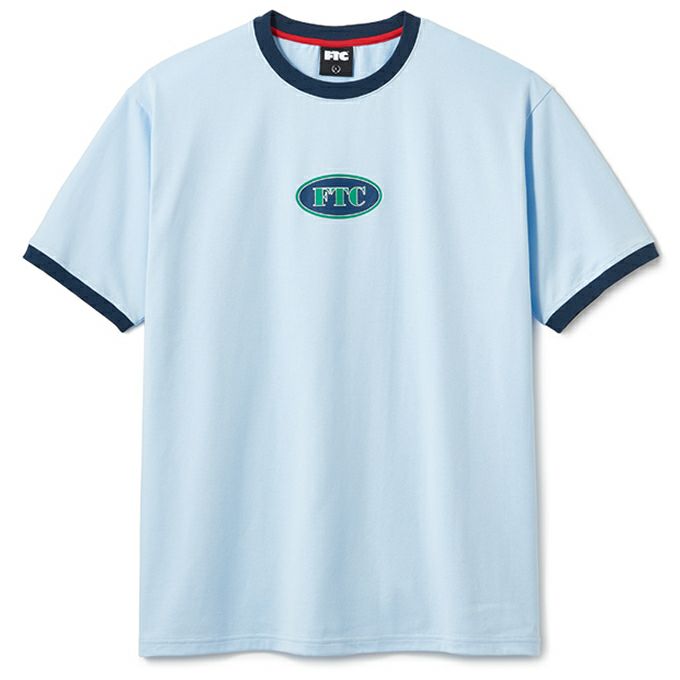 FTC OVAL LOGO RINGER TEE リンガー Tシャツ ブルー62cm - Tシャツ 
