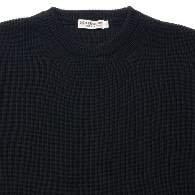 COOTIE PRODUCTIONS, RIB STITCH CREWNECK SWEATER