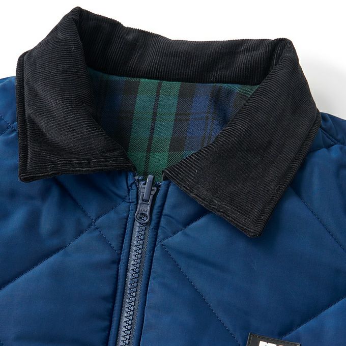 FTC REVERSIBLE PLAID PUFFY JACKET | LOCKSTOCK/STLIKE