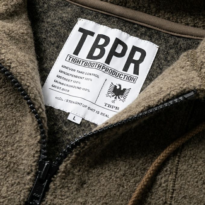 TIGHTBOOTH PRODUCTION , WOOL BOA HOODIE JKT