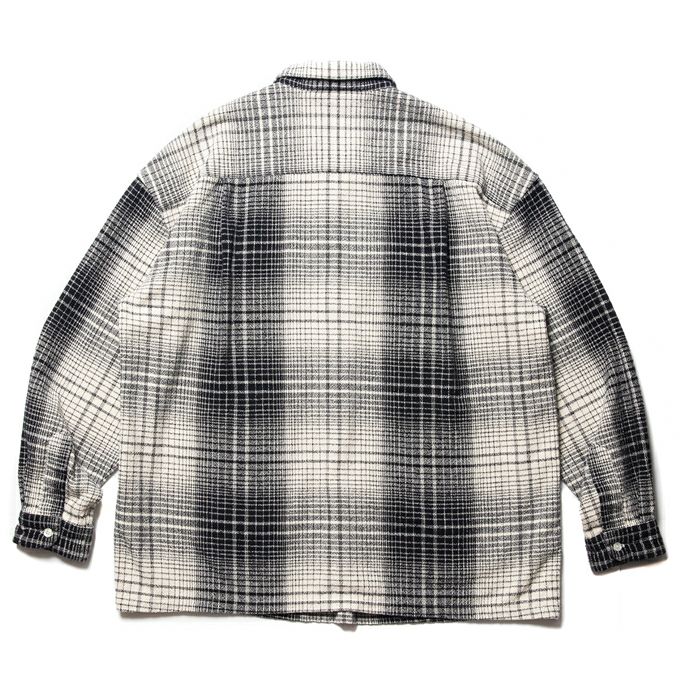 COOTIEOmbre Check Open Collar Pulloverジャケット・アウター