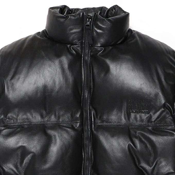 ジャケット・アウター WACKO MARIA LEATHER DOWN JACKET (TYPE-2 LEATHER JACKET (TYPE-2)【BLACK】｜WACKO MARIA｜MELTING POT