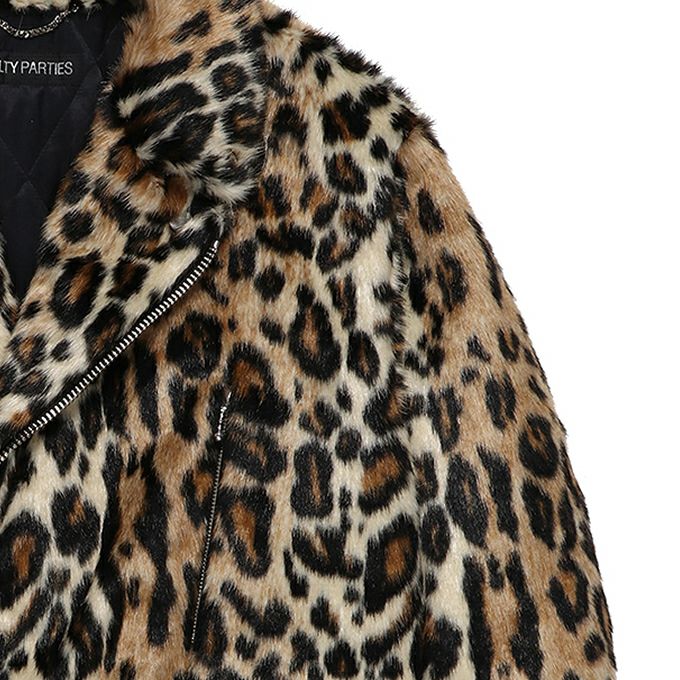 WACKO MARIA LEOPARD FUR DOUBLE RIDERS JACKET | LOCKSTOCK/STLIKE