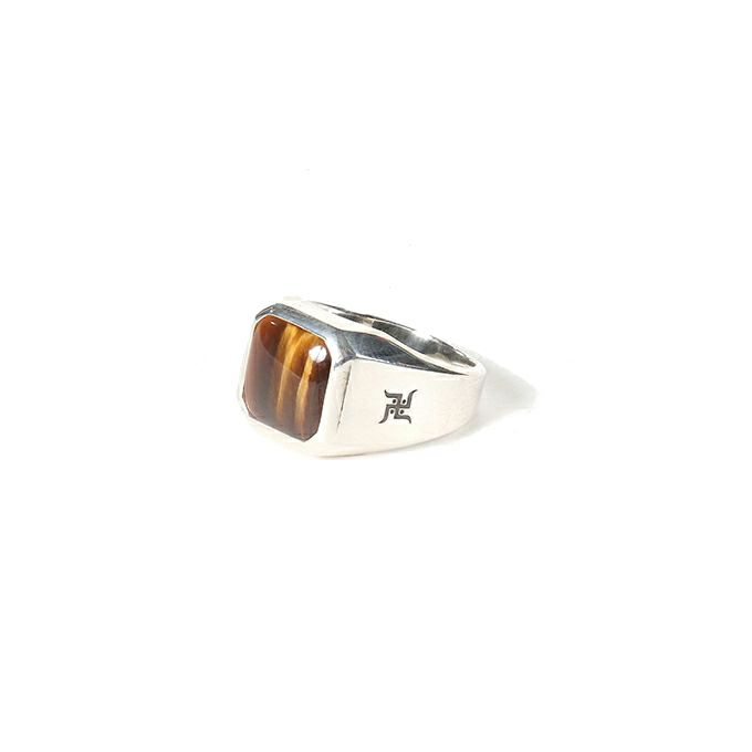 WACKO MARIA TIGER'S EYE SIGNET RING ( TYPE-2 ) | LOCKSTOCK/STLIKE