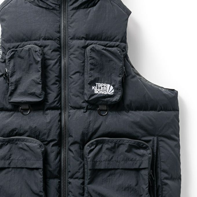 XL 22FWタイトブース コラボTBKB UTILITY DOWN VEST - ダウンベスト