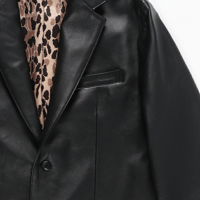 WACKO MARIA LEATHER SINGLE BREASTED JACKET | LOCKSTOCK/STLIKE WACKO MARIA LEATHER SINGLE BREASTED JACKET | LOCKSTOCK/STLIKE