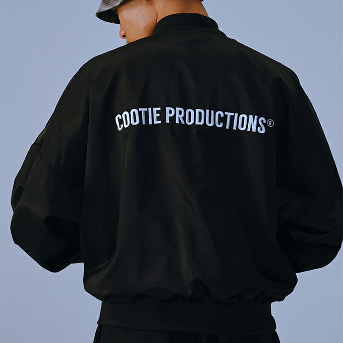 COOTIE 23ss C/R Satin Embroidery Blousonサテンブルゾン ...