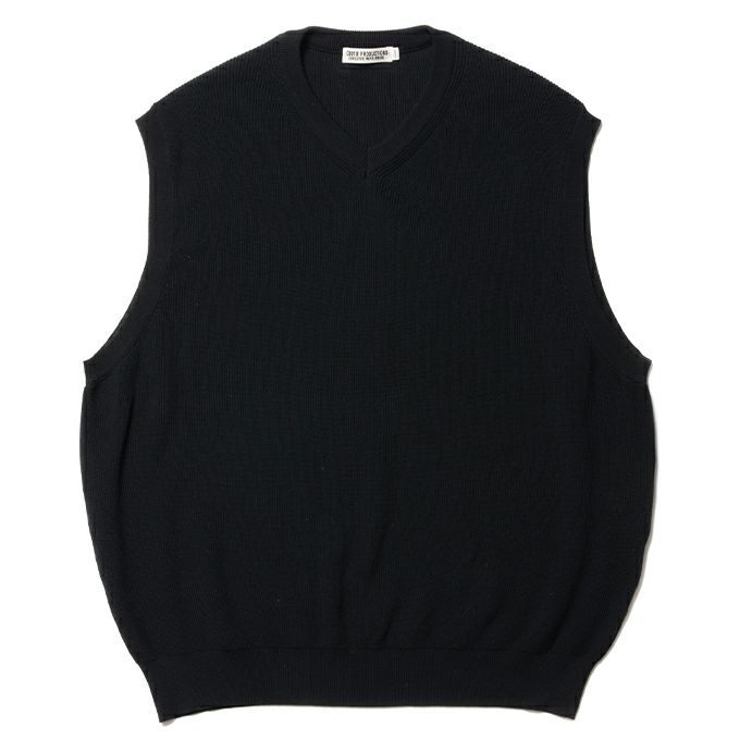 COOTIE Hard Twisted Stitch V Neck Vest - 通販 - pinehotel.info