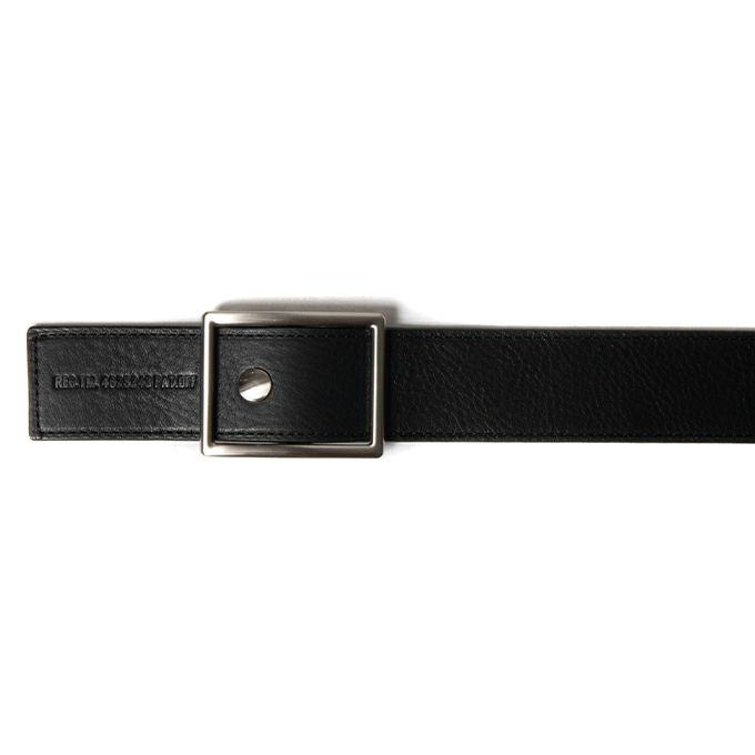 COOTIE PRODUCTIONS LEATHER SQUARE BELT | LOCKSTOCK/STLIKE