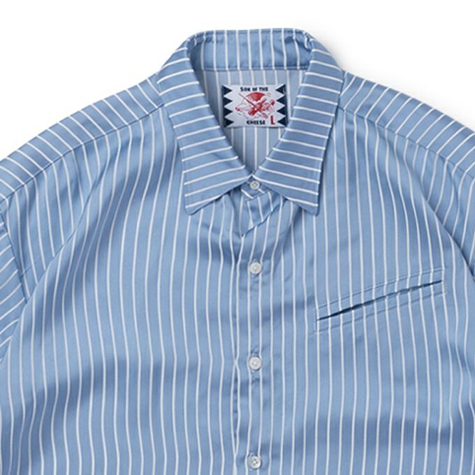 SON OF THE CHEESE Satin Stripe Shirt | LOCKSTOCK/STLIKE