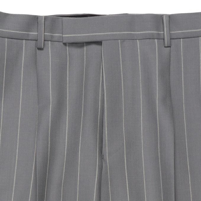 WACKO MARIA DORMEUIL / STRIPED PLEATED TROUSERS ( TYPE-2