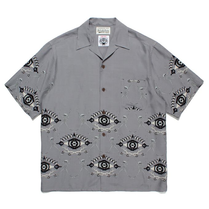 WACKO MARIA WOLF'S HEAD / S/S HAWAIIAN SHIRT ( TYPE-5