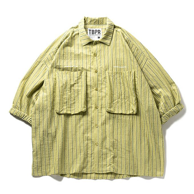TIGHTBOOTH PRODUCTION STRIPE BIG SHIRT | LOCKSTOCK/STLIKE