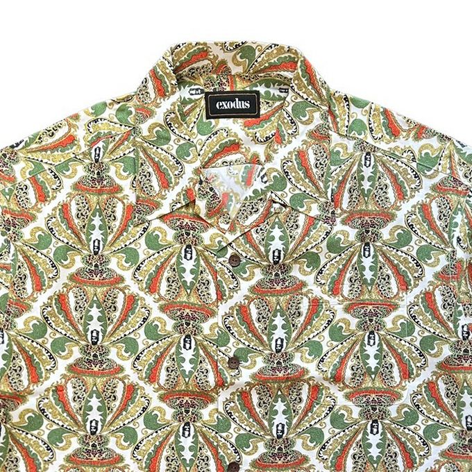 トップス exodus ORIENTAL SELASSIE HAWAIIAN SHIRT IMG_6495.JPG
