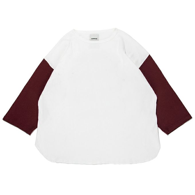 WHITE×BURGUNDY