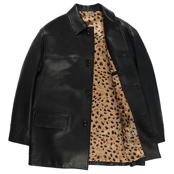 WACKO MARIA LEATHER CAR COAT ( TYPE-2 ) | LOCKSTOCK/STLIKE