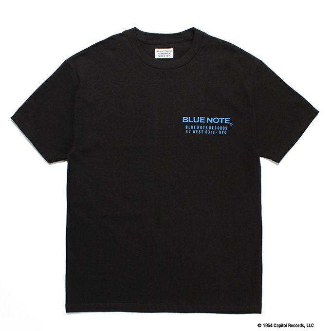 WACKO MARIA BLUE NOTE / CREW NECK T-SHIRT ( TYPE-4 WACKO MARIA BLUE NOTE / CREW NECK T-SHIRT ( TYPE-4