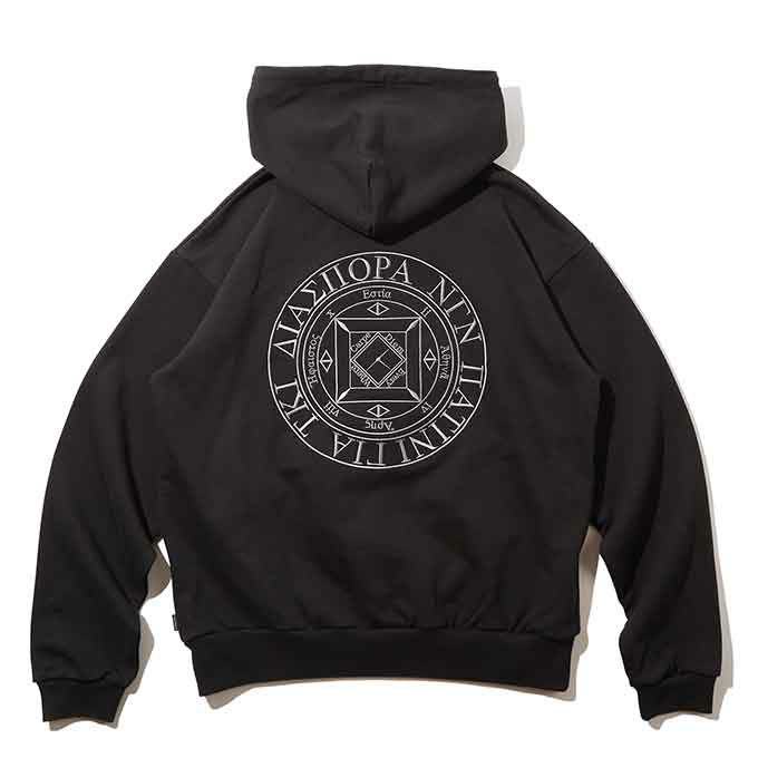 DIASPORA SKATEBOARDS Embroidered Magic Circle Hooded Sweatshirt 