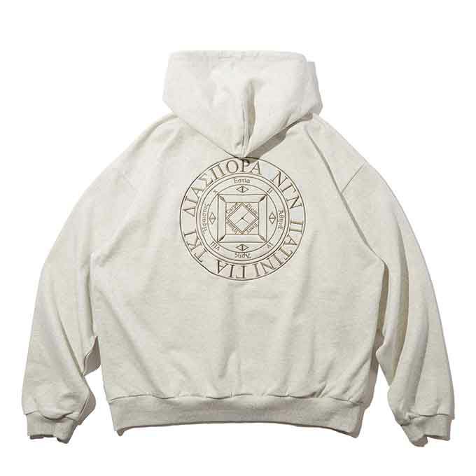 DIASPORA SKATEBOARDS Embroidered Magic Circle Hooded Sweatshirt 