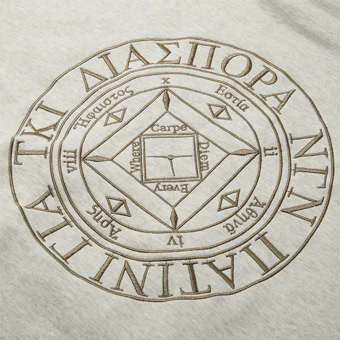 DIASPORA SKATEBOARDS Embroidered Magic Circle Hooded Sweatshirt