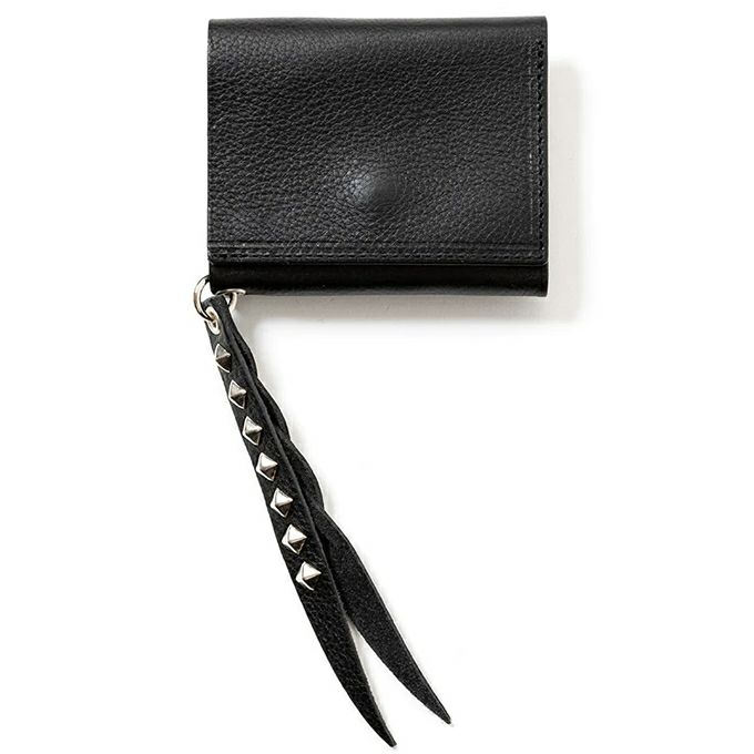 CALEE PLANE LEATHER MULTI WALLET ( STUDS CHARM ) | LOCKSTOCK/STLIKE