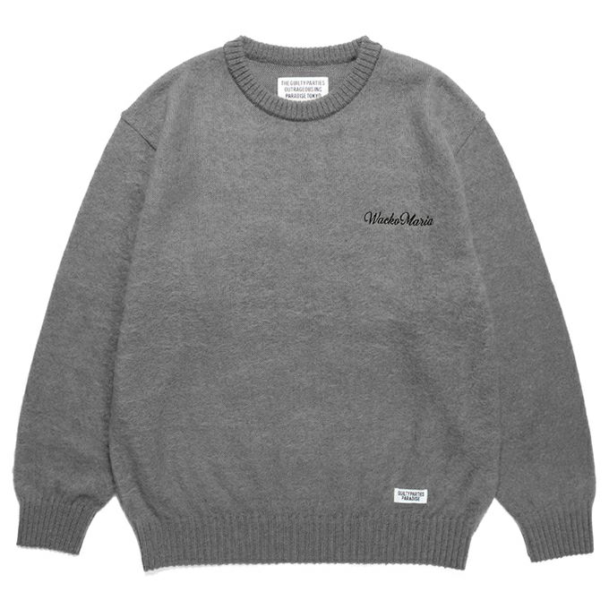 WACKO MARIA MOHAIR CREW NECK SWEATER ( TYPE-2 ) | LOCKSTOCK