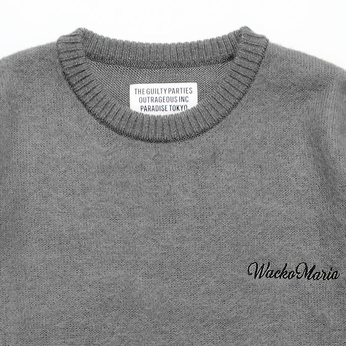 WACKO MARIA MOHAIR CREW NECK SWEATER ( TYPE-2 ) | LOCKSTOCK