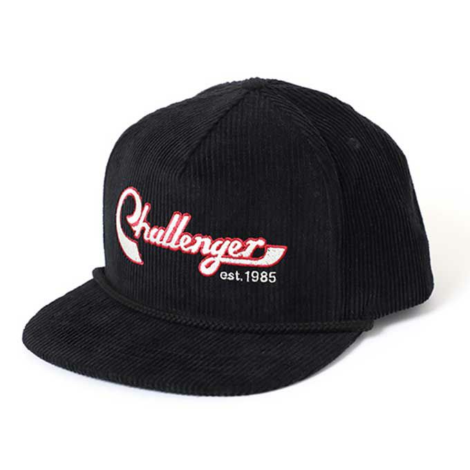 CHALLENGER/VERSITY CORDUROY CAPブラック CHALLENGER VERSITY CORDUROY CAP | LOCKSTOCK/STLIKE