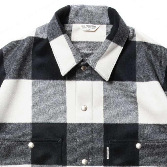 COOTIE PRODUCTIONS BUFFALO CHECK WOOL COVERALL | LOCKSTOCK COOTIE PRODUCTIONS BUFFALO CHECK WOOL COVERALL | LOCKSTOCK