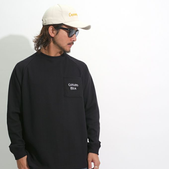 CAPTAINS HELM , EMBROIDERED THERMAL L/S TEE