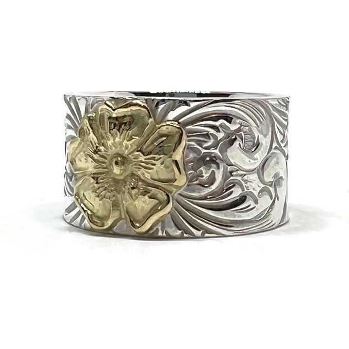 SILVER/18K GOLD