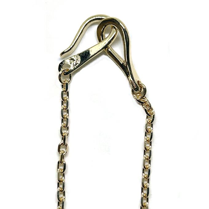 LARRY SMITH, 18K GOLD INFINITY HOOK CABLE CHAIN EXTRA SMALL (60cm)