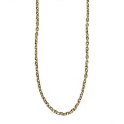LARRY SMITH 18K GOLD INFINITY HOOK CABLE CHAINEXTRA SMALL