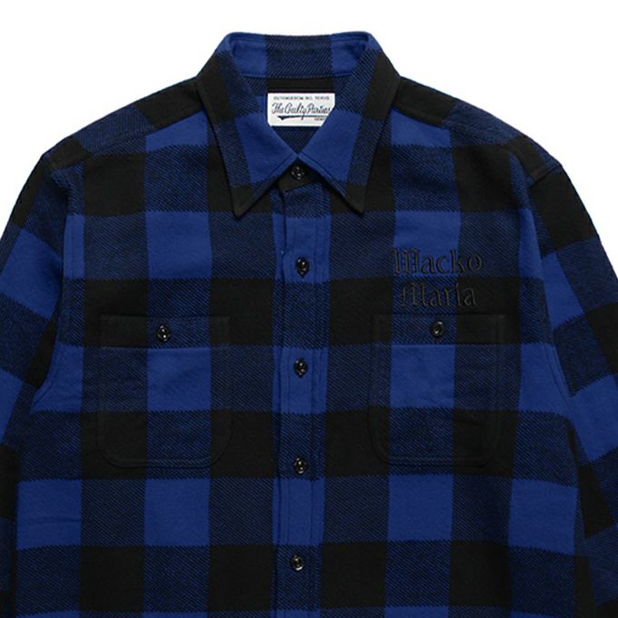 WACKO MARIA FLANNEL REGULAR COLLAR SHIRT ( TYPE-2 ) | LOCKSTOCK/STLIKE