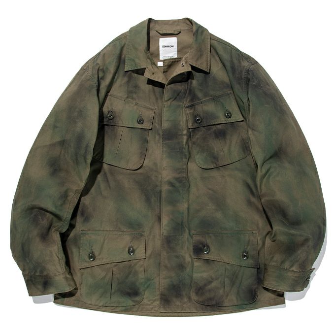 BOWWOW JUNGLE FATIGUE JACKET SPRAY CAMO | LOCKSTOCK/STLIKE