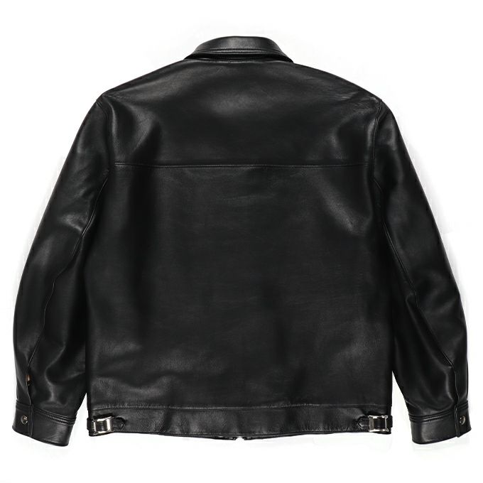 WACKO MARIA LAMB SKIN LEATHER SINGLE RIDERS JACKET ( TYPE-2