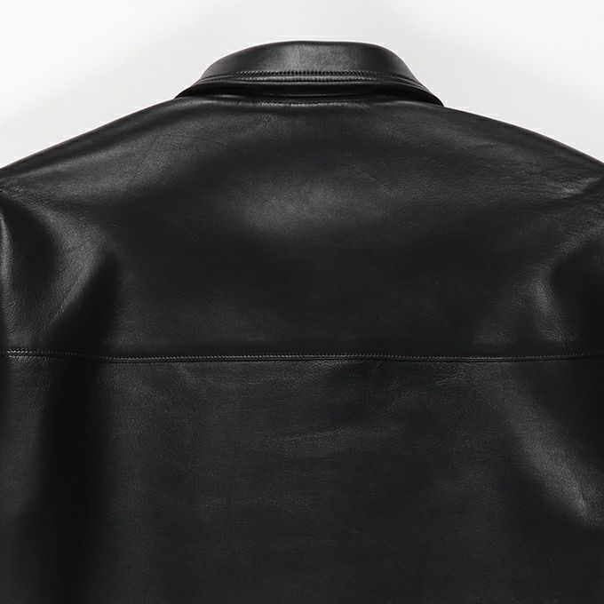 WACKO MARIA LAMB SKIN LEATHER SINGLE RIDERS JACKET ( TYPE-2