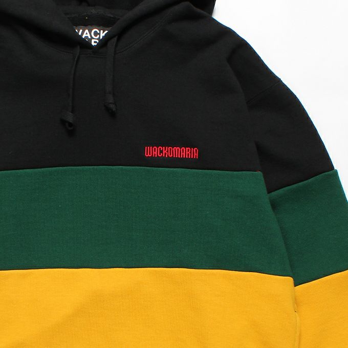 WACKO MARIA STRIPED HEAVY WEIGHT HOODED SWEAT SHIRT | LOCKSTOCK/STLIKE