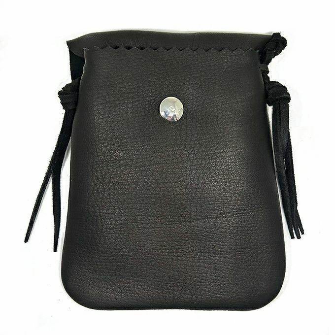 バッグ LARRYSMITH MEDICINE SHOULDER POUCH Larry Smith Deerskin Medicine Shoulder Pouch No 2 - Panchoandlefty