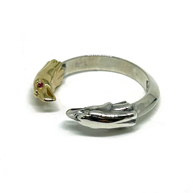 SILVER/18K GOLD