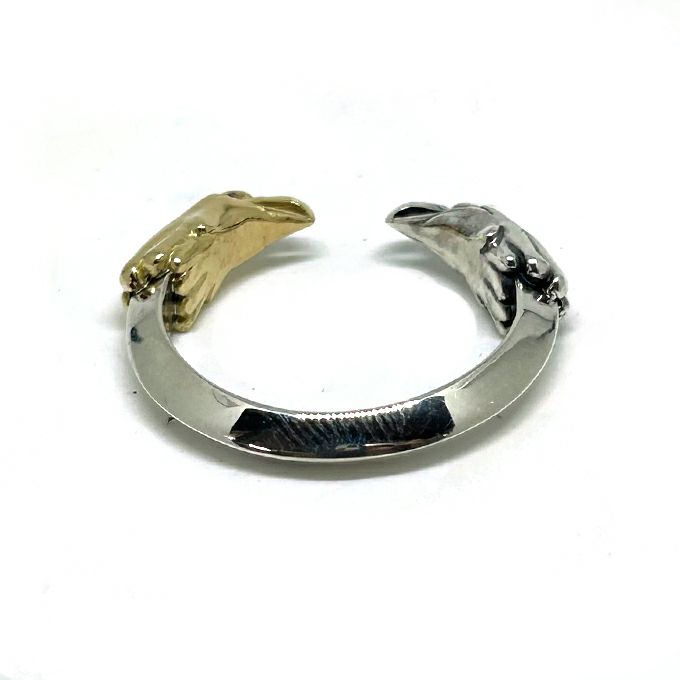 LARRY SMITH DOUBLE EAGLE HEAD RING