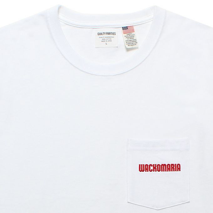 WACKO MARIA, US FABRIC CREW NECK POCKET T-SHIRT ( TYPE-2 )