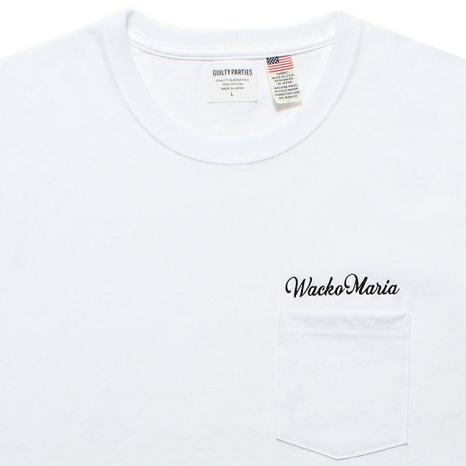 WACKO MARIA, US FABRIC CREW NECK POCKET T-SHIRT ( TYPE-1 )