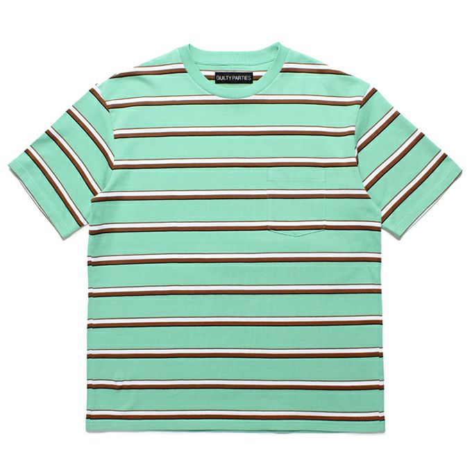 WACKO MARIA STRIPED CREW NECK T-SHIRT ( TYPE-2 ) | LOCKSTOCK/STLIKE