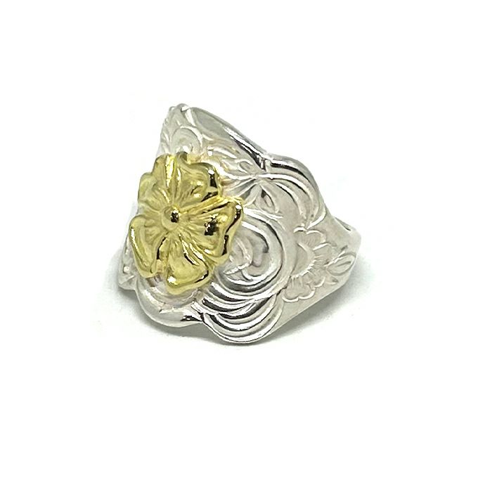 SILVER/18K GOLD