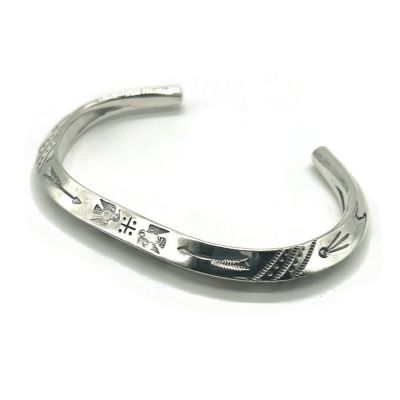 廃盤　レア　LARRY SMITH シルバー バングル　ナバホ goros 廃盤レアLARRY SMITH シルバー バングルナバホ goros